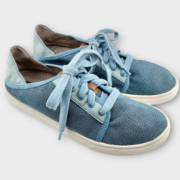 OLUKAI Sneakers, Pehuea Li, Blue, Size 8.5 lace up slip on convertible style - Picture 1 of 8